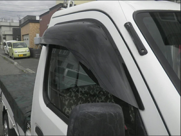 Boost Comfort & Style: Kei Truck Wind Deflectors by MUD FACTORY