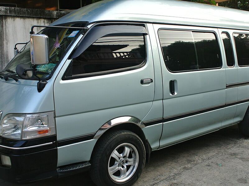 JDM TOYOTA HIACE H100 series Wind deflectors Window Visor - RHD parts [100k-big-ds]