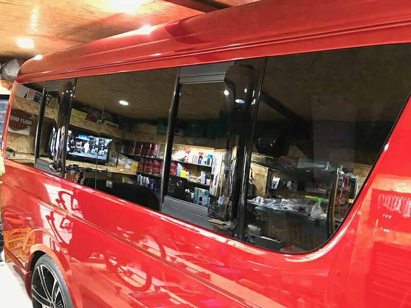 JDM TOYOTA HIACE 200 Commuter Ventury Wind deflectors for rear side window (*Sold as 2pcs) - RHD parts [200k-2p]