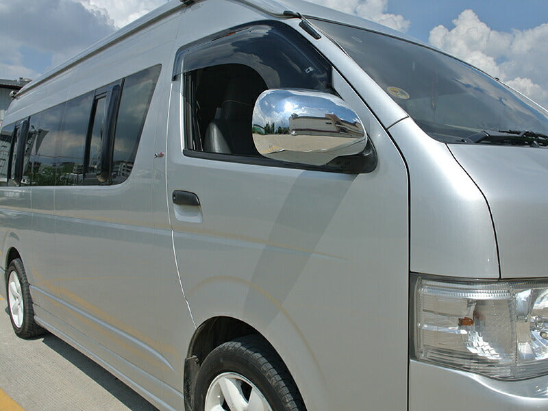 JDM TOYOTA HIACE 200 Commuter Ventury Wind deflectors for rear side window (*Sold as 2pcs) - RHD parts [200k-2p]