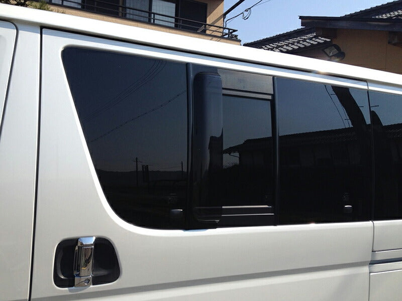 JDM TOYOTA HIACE 200 Commuter Ventury Wind deflectors for rear side window (*Sold as 2pcs) - RHD parts [200k-2p]