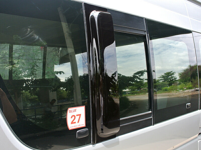 JDM TOYOTA HIACE 200 Commuter Ventury Wind deflectors for rear side window (*Sold as 2pcs) - RHD parts [200k-2p]