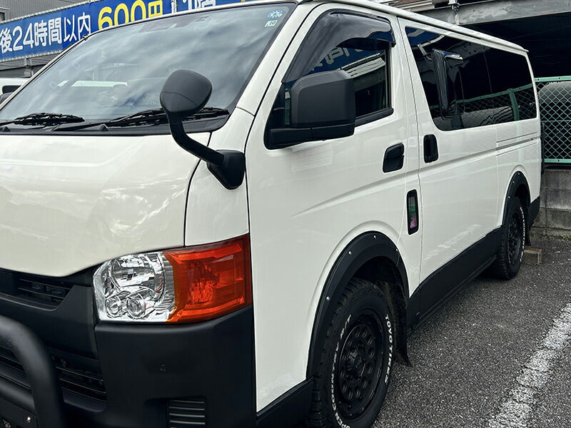 JDM Hiace Commuter Ventury HIACE 200 series Weather guard and Side visor combo set [200k-big-kmd-ds]