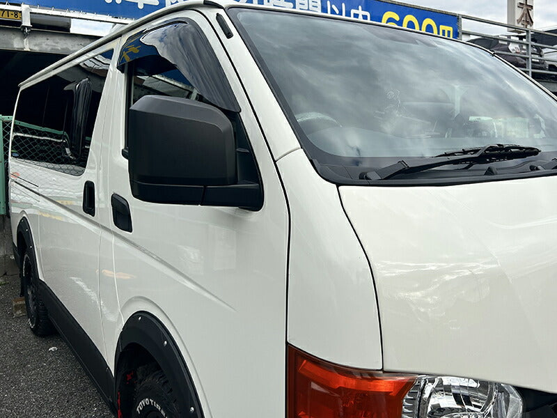 JDM Hiace Commuter Ventury HIACE 200 series Weather guard and Side visor combo set [200k-big-kmd-ds]