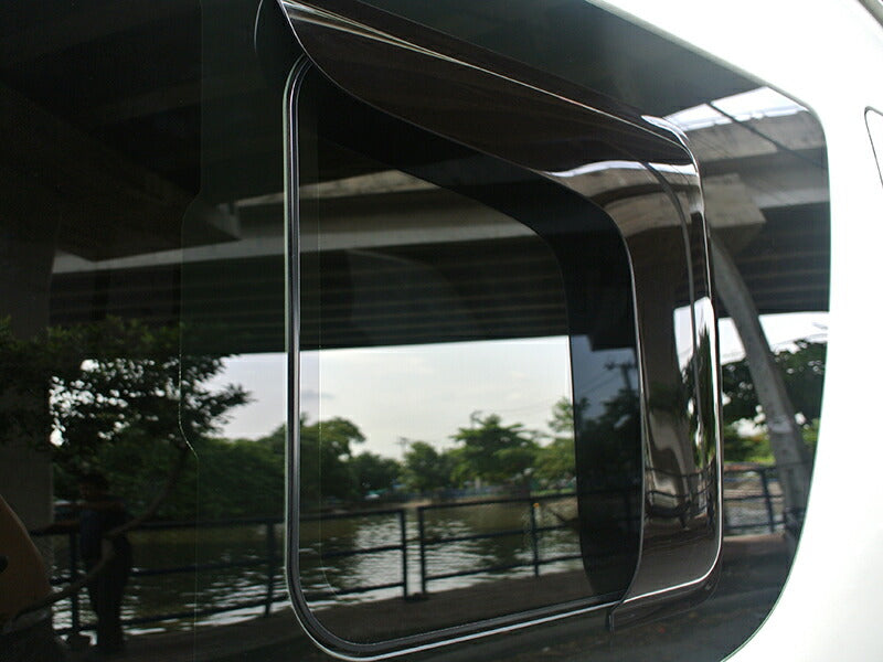 JDM Hiace Commuter Ventury HIACE 200 series Weather guard and Side visor combo set [200k-big-kmd-ds]