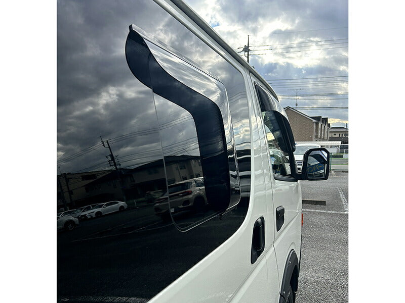 JDM Hiace Commuter Ventury HIACE 200 series Weather guard and Side visor combo set [200k-big-kmd-ds]