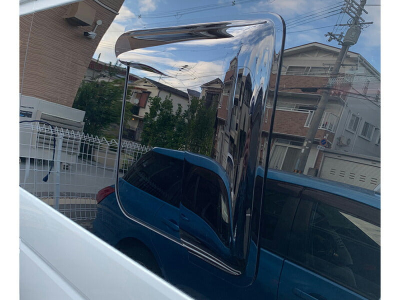 JDM TOYOTA HIACE 200 Commuter Ventury Rear Window Side Wind deflectors Window Visor (*sold as pair) - RHD parts [200k-kmd-ds]