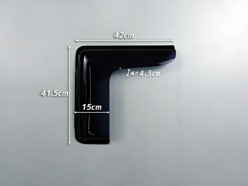 JDM TOYOTA HIACE 200 Commuter Ventury Rear Window Side Wind deflectors Window Visor (*sold as pair) - RHD parts [200k-kmd-ds]