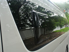 TOYOTA HIACE 200 Commuter Ventury Rear Window Side Wind deflectors Window Visor (*sold as pair) [200k-kmd-ds]