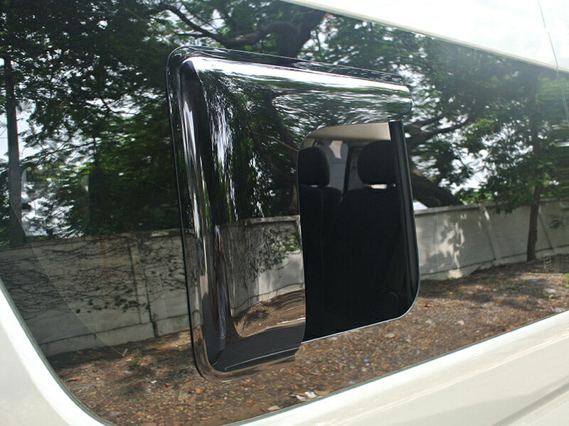 JDM TOYOTA HIACE 200 Commuter Ventury Rear Window Side Wind deflectors Window Visor (*sold as pair) - RHD parts [200k-kmd-ds]