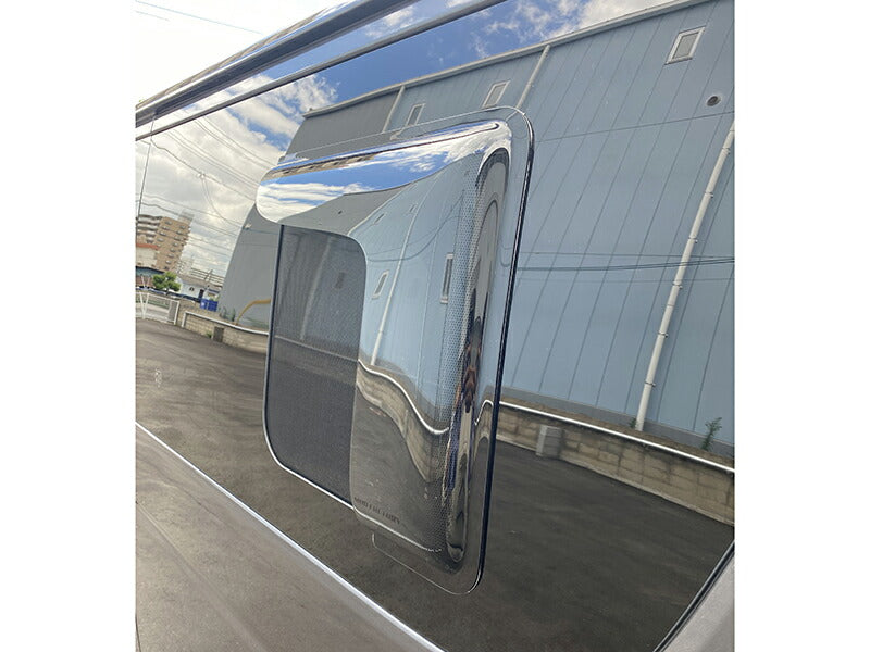 JDM Hiace Commuter Ventury HIACE 200 series Wind deflectors for rear side window (*Sold as 1pair) - RHD parts [200k-kmd-ls]