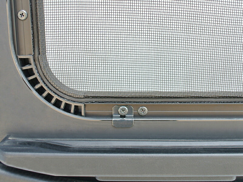 JDM Hiace Commuter Ventury HIACE 200 series BUG MESH SCREEN with Weather guard 1 piece - RHD parts [200k4G-MeshAmd-1p]