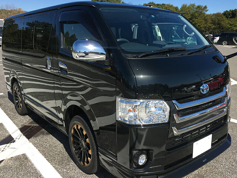 JDM Hiace Commuter Ventury HIACE 200 series Wind deflectors Window Visor - RHD parts [200k-big-ds]