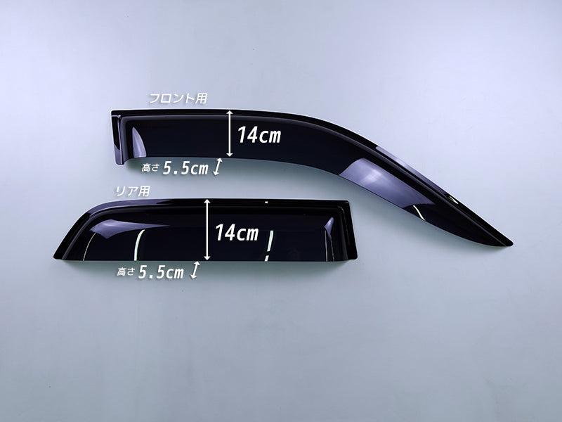 HONDA CRV (Gen2) RD4/RD5/RD6/RD7 Dark Smoke Wind deflectors Window Visor - RHD parts [CRV2-BIG-DS]
