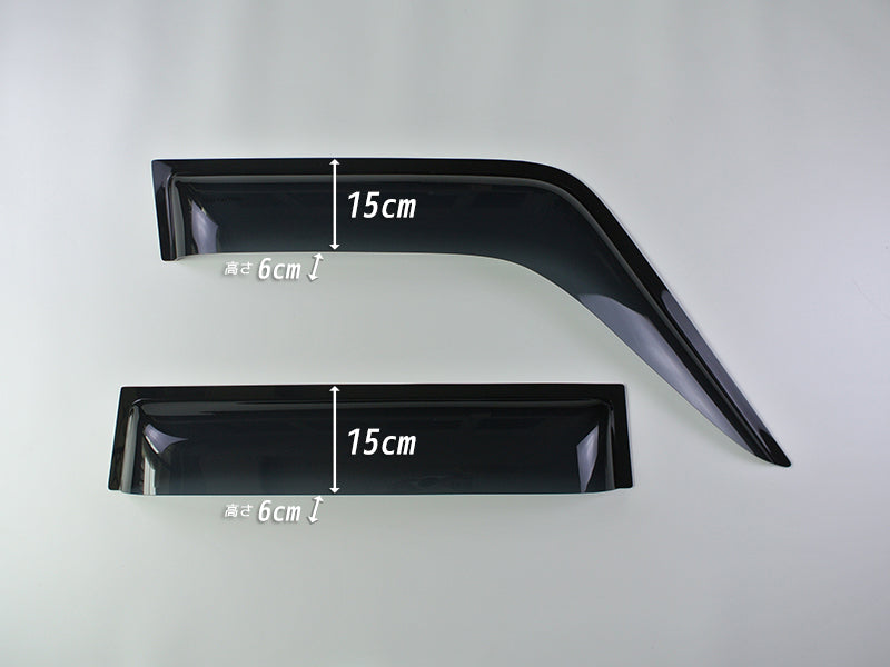 JDM TOYOTA LAND CRUISER 70 series / J70 (*for 4 door model) Wind deflectors Window Visor - RHD parts [GRJ7-BIG-DS-4P]