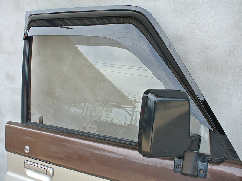 JDM TOYOTA LAND CRUISER 70 series / J70 (*for 3 door model) Wind deflectors Window Visor - RHD parts [GRJ7-BIG-DS-sh]