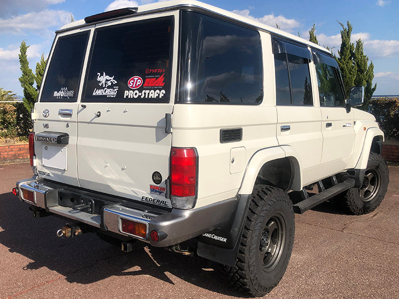 JDM TOYOTA LAND CRUISER 70 series / J70 (*for 4 door model) Wind deflectors Window Visor - RHD parts [GRJ7-BIG-LS-4P]