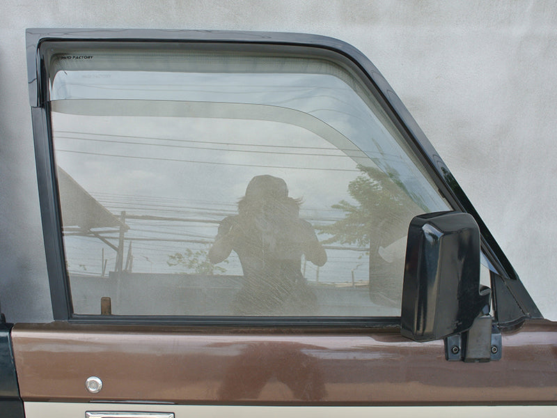 JDM TOYOTA LAND CRUISER 70 series / J70 (*for 4 door model) Wind deflectors Window Visor - RHD parts [GRJ7-BIG-LS-4P]