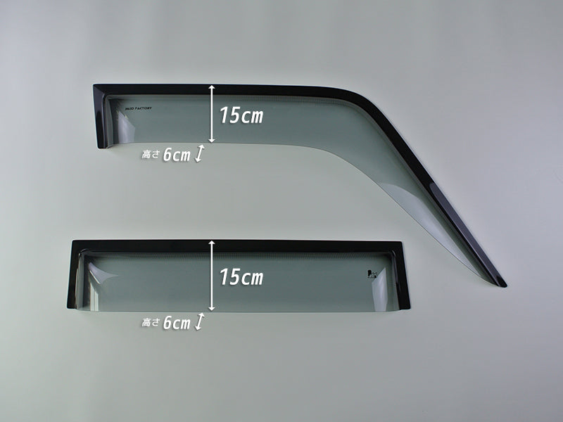 JDM TOYOTA LAND CRUISER 70 series / J70 (*for 4 door model) Wind deflectors Window Visor - RHD parts [GRJ7-BIG-LS-4P]