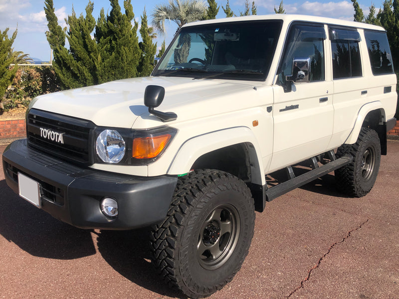 JDM TOYOTA LAND CRUISER 70 series / J70 (*for 4 door model) Wind deflectors Window Visor - RHD parts [GRJ7-BIG-LS-4P]