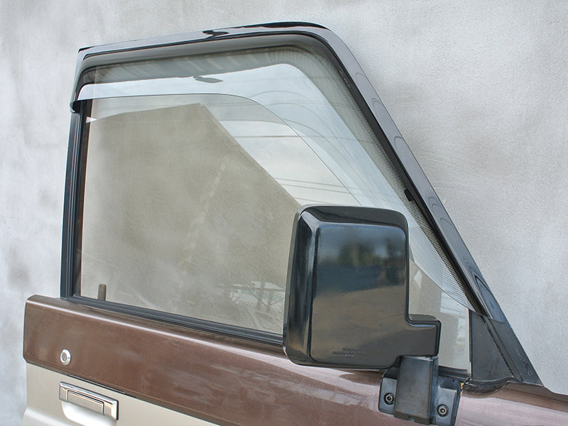 JDM TOYOTA LAND CRUISER 70 series / J70 (*for 3 door model) Wind deflectors Window Visor - RHD parts [GRJ7-BIG-LS-sh]