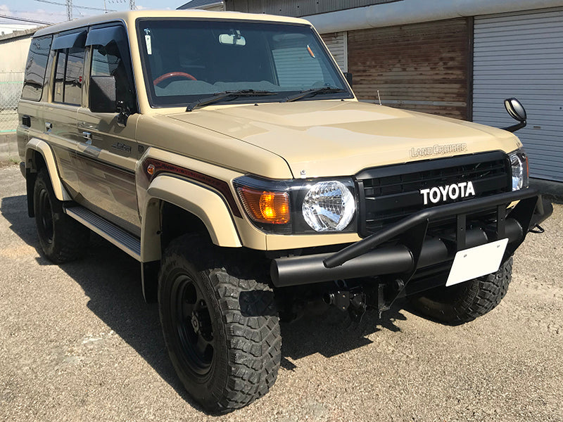 JDM TOYOTA LAND CRUISER 70 series / J70 (*for 4 door model) Wind deflectors Window Visor - RHD parts [GRJ7-SPW-LS-4P]