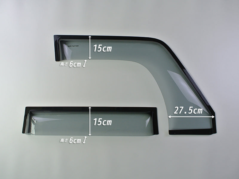JDM TOYOTA LAND CRUISER 70 series / J70 (*for 4 door model) Wind deflectors Window Visor - RHD parts [GRJ7-SPW-LS-4P]
