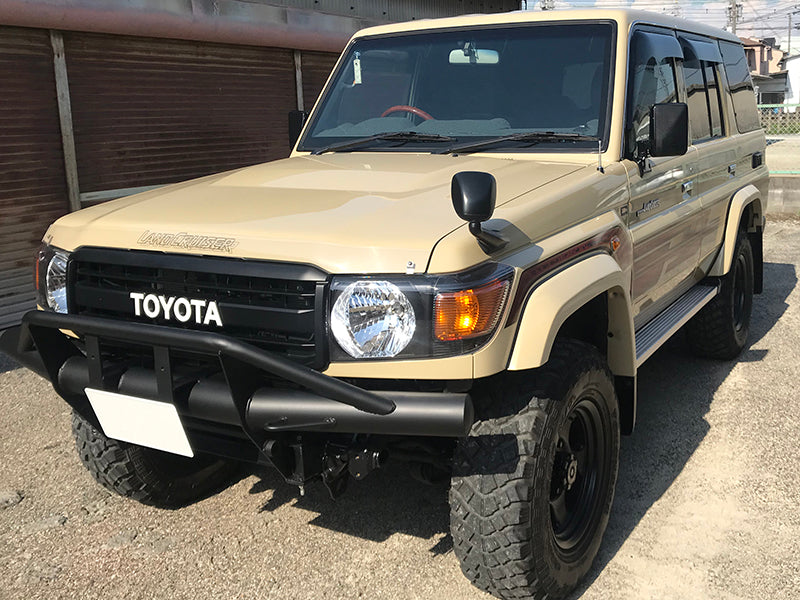 JDM TOYOTA LAND CRUISER 70 series / J70 (*for 4 door model) Wind deflectors Window Visor - RHD parts [GRJ7-SPW-LS-4P]