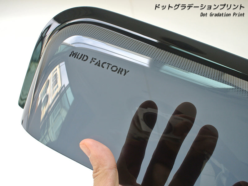 JDM Hammer H3 / H3T /H3 Alpha Dark Smoke Wind deflectors Window Visor - RHD parts [H3-BIG-DS]