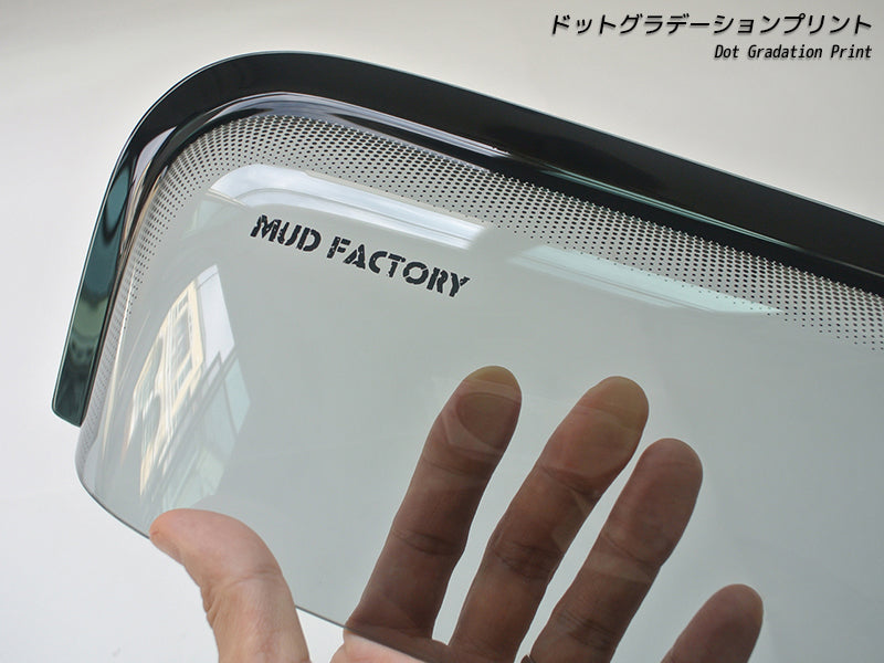 JDM Hammer H3 / H3T /H3 Alpha Light Smoke Wind deflectors Window Visor - RHD parts [H3-BIG-LS]