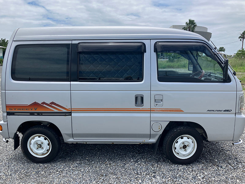 JDM HONDA ACTY STREET HH1 HH2 HH3 HH4 (*Rear Pair) Japanese Kei Van / Mini Van Wind deflectors Window Visor - RHD parts [HH4-re-DS]