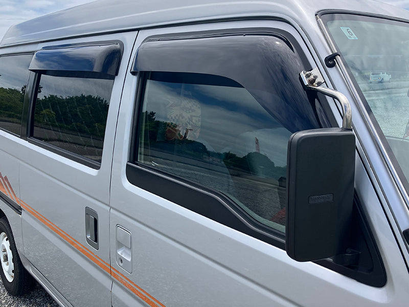 JDM HONDA ACTY STREET HH1 HH2 HH3 HH4 (*Rear Pair) Japanese Kei Van / Mini Van Wind deflectors Window Visor - RHD parts [HH4-re-DS]