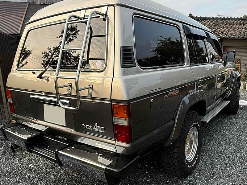 JDM TOYOTA LAND CRUISER J60 series VHJ60V FJ62V FJ62G HJ61 VX60 STD Dark Smoke Wind deflectors Window Visor - RHD parts [HJ60-BIG-DS]