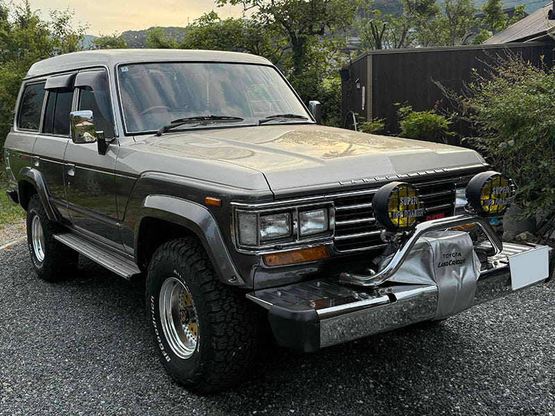 JDM TOYOTA LAND CRUISER J60 series VHJ60V FJ62V FJ62G HJ61 VX60 STD Dark Smoke Wind deflectors Window Visor - RHD parts [HJ60-BIG-DS]