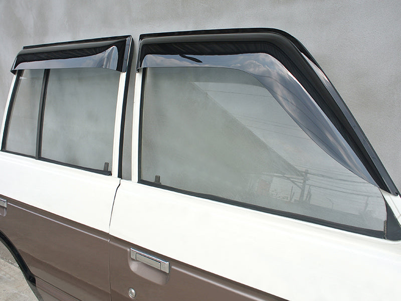 JDM TOYOTA LAND CRUISER J60 series VHJ60V FJ62V FJ62G HJ61 VX60 STD Dark Smoke Wind deflectors Window Visor - RHD parts [HJ60-BIG-DS]