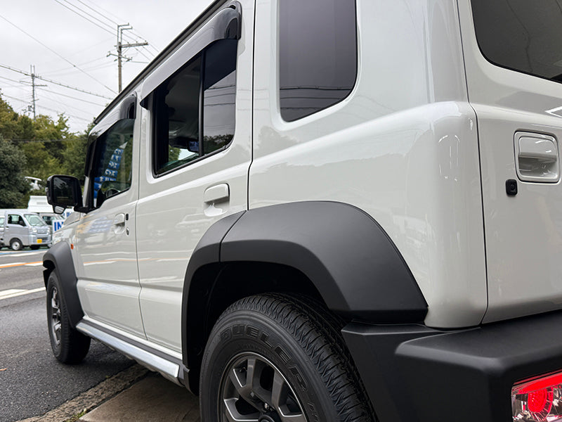 JDM SUZUKI JIMNY JC74W (For 5 doors) Dark Smoke Wind deflectors Window Visor - RHD parts [JC74-BIG-DS]
