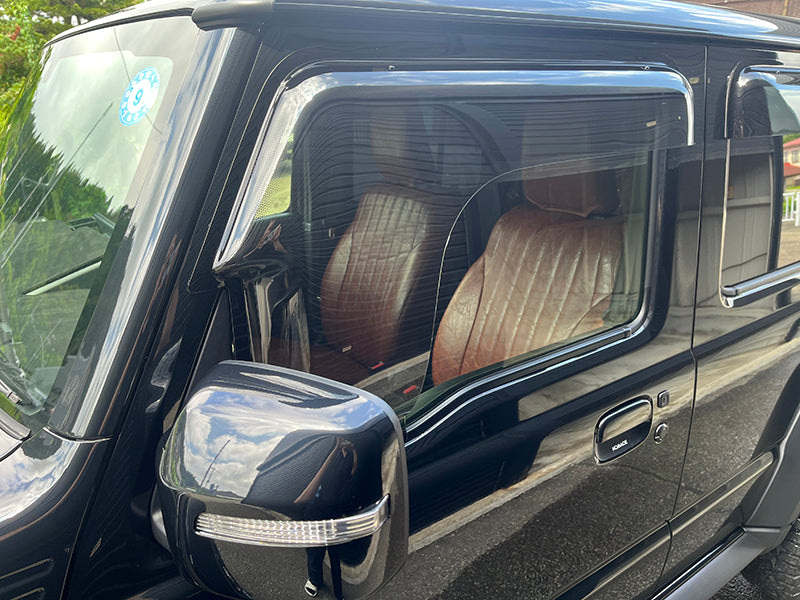 JDM SUZUKI JIMNY JC74W (For 5 doors) Light Smoke Wind deflectors Window Visor - RHD parts [JC74-SPW-LS]