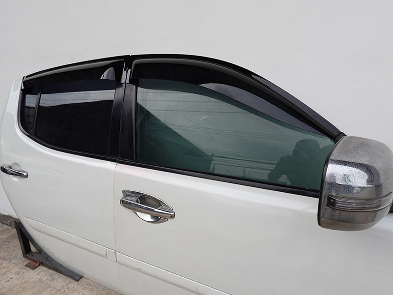JDM Mitsubishi Triton 1st Gen (2005-2014) Strada Sportero Hunter Strakar Dark Smoke Wind deflectors Window Visor - RHD parts [KB9T-BIG-DS-4P]