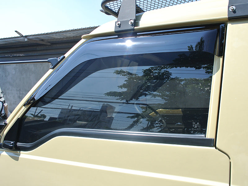 JDM Mitsubishi L300 / DELICA VAN / DELICA TRUCK Dark Smoke Wind deflectors Window Visor - RHD parts [L300-big-ds]