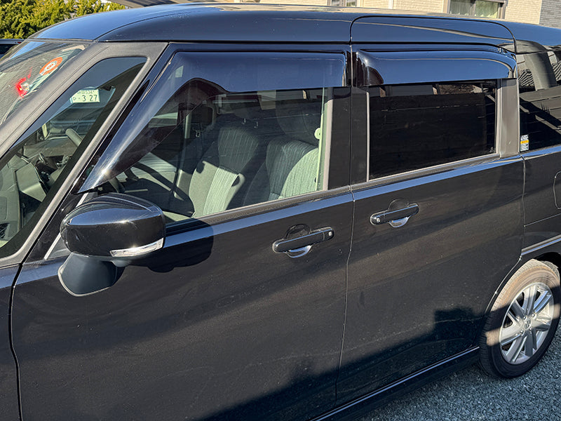 JDM SUZUKI SOLIO / Bandit Mitsubishi Delica D2 Japanese kei car Wind deflectors Window Visor - RHD parts [MA27-BIG-DS]