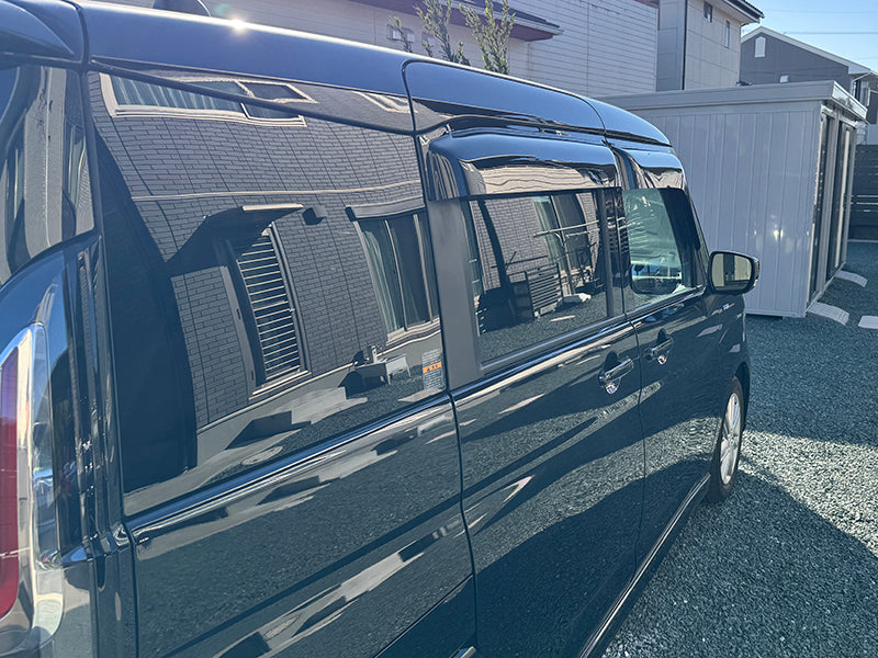 JDM SUZUKI SOLIO / Bandit Mitsubishi Delica D2 Japanese kei car Wind deflectors Window Visor - RHD parts [MA27-BIG-DS]