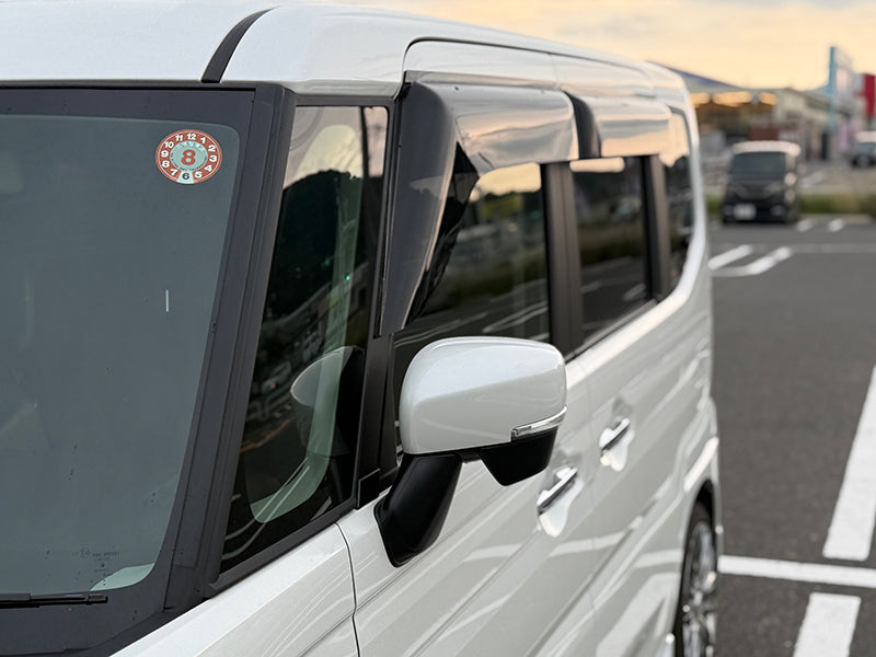 JDM SUZUKI SPACIA MK54S MK94SV / CUSTOM / GEAR Japanese Kei Car Wind deflectors Window Visor - RHD parts [MK54-BIG-DS]