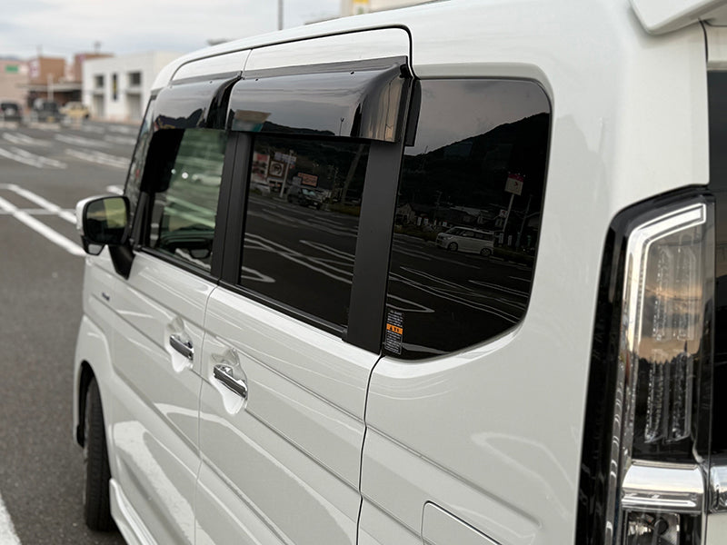 JDM SUZUKI SPACIA MK54S MK94SV / CUSTOM / GEAR Japanese Kei Car Wind deflectors Window Visor - RHD parts [MK54-BIG-DS]