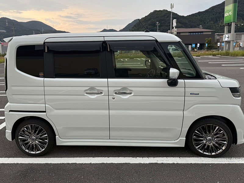 JDM SUZUKI SPACIA MK54S MK94SV / CUSTOM / GEAR Japanese Kei Car Wind deflectors Window Visor - RHD parts [MK54-BIG-DS]