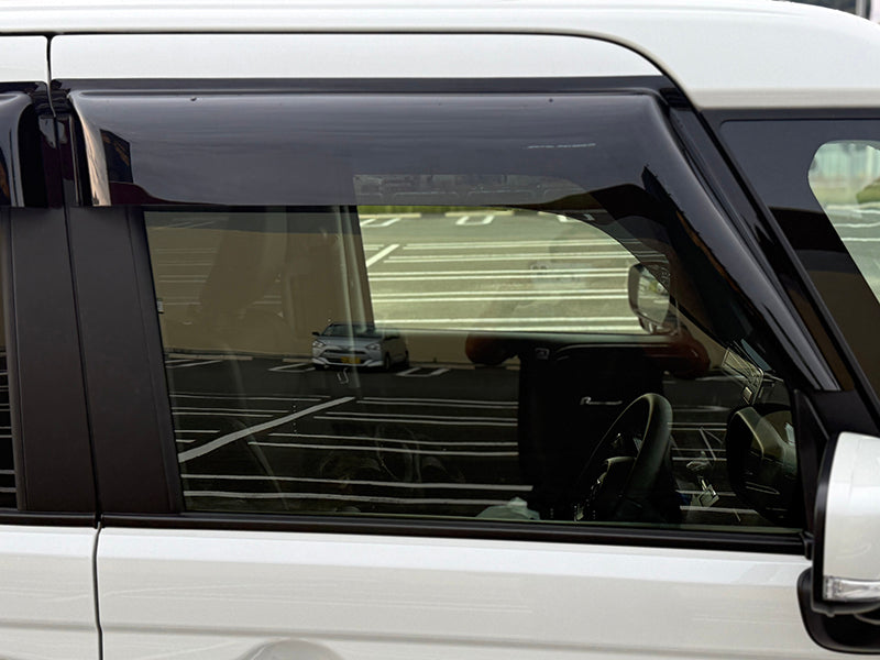JDM SUZUKI SPACIA MK54S MK94SV / CUSTOM / GEAR Japanese Kei Car Wind deflectors Window Visor - RHD parts [MK54-BIG-DS]