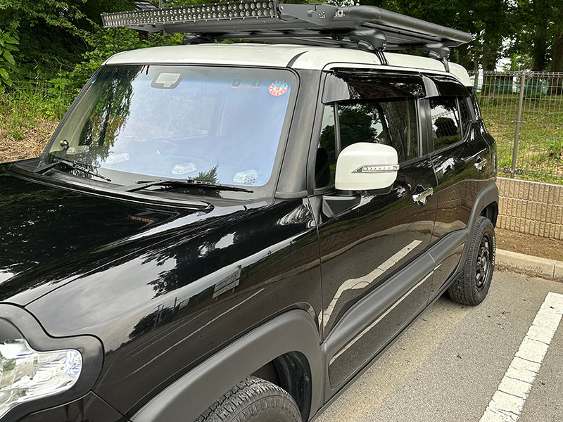JDM SUZUKI XBEE (2017-) MN71S Dark Smoke Wind deflectors Window Visor - RHD parts [MN71-BIG-DS]