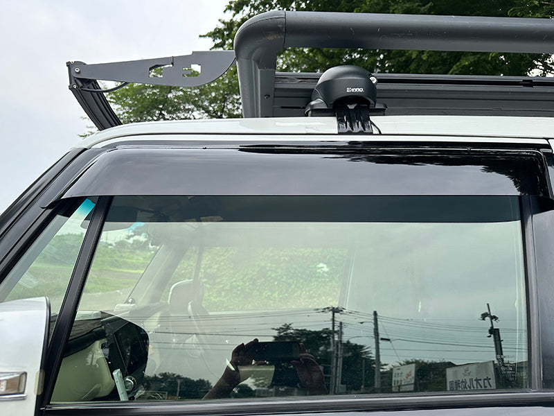 JDM SUZUKI XBEE (2017-) MN71S Dark Smoke Wind deflectors Window Visor - RHD parts [MN71-BIG-DS]