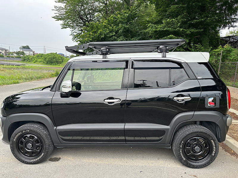 JDM SUZUKI XBEE (2017-) MN71S Dark Smoke Wind deflectors Window Visor - RHD parts [MN71-BIG-DS]