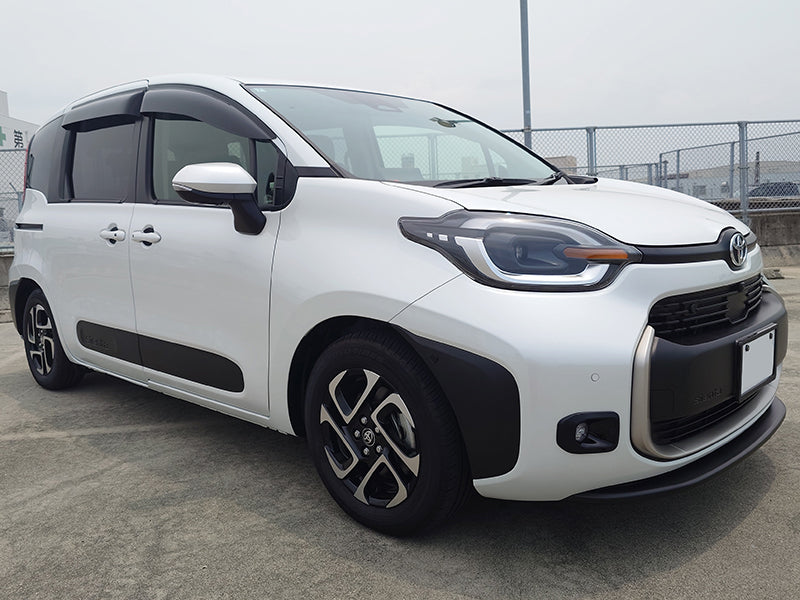 JDM TOYOTA SIENTA (2022-) MXPL1xG MXPC10G Dark Smoke Wind deflectors Window Visor - RHD parts [MXP1-BIG-DS]