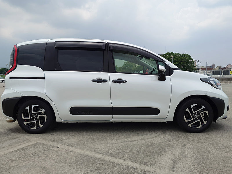 JDM TOYOTA SIENTA (2022-) MXPL1xG MXPC10G Dark Smoke Wind deflectors Window Visor - RHD parts [MXP1-BIG-DS]